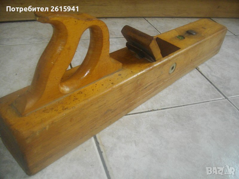 600мм Голямо Немско Профи Ренде-Ръчно Дърводелско-ULMIA-Нож 60мм-Като Ново-Отлично-3,5кг-Старо Качес, снимка 1