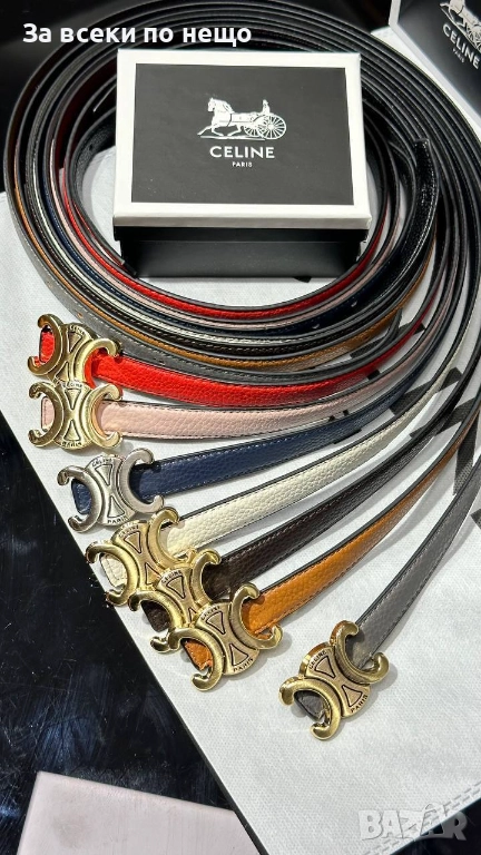 Celine Унисекс Колан Естествена Кожа🔝Мъжки Колан Селин 🔝Дамски Колан - Различни Цветове Код SK30, снимка 1