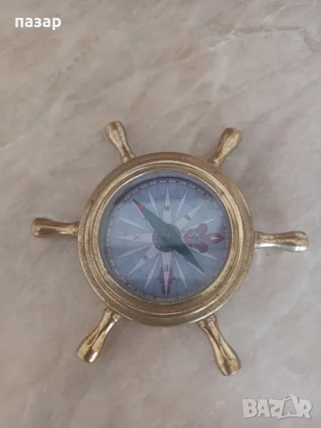 бронзов компас, снимка 1