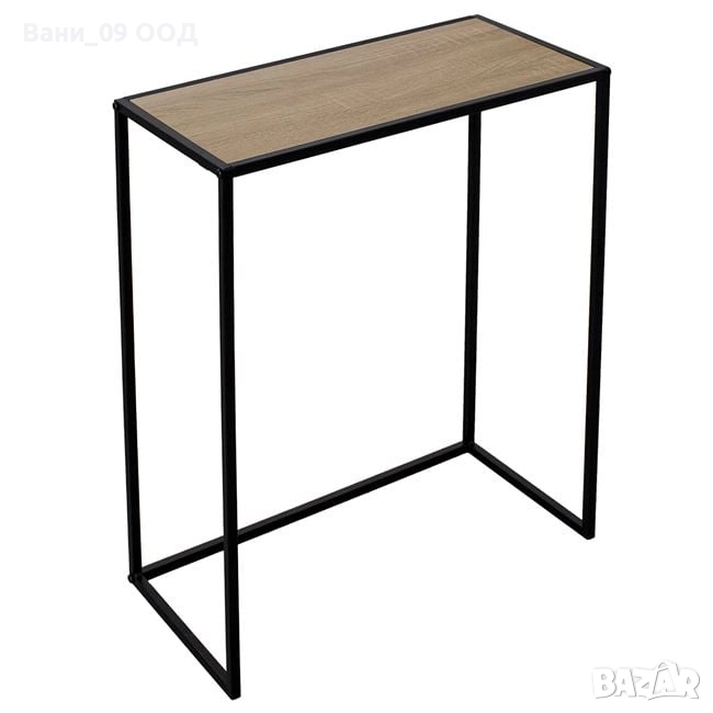 Практична конзолна масичка от MDF и метал, снимка 1