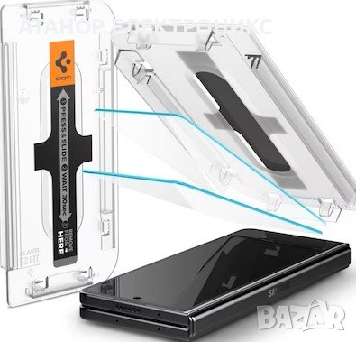 Стъклен протектор Spigen Glas ”EZ FIT” 2-Pack за Samsung Galaxy Z Fold 5, снимка 1