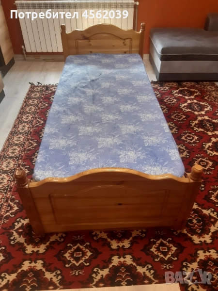 Легло "масив" с матрак, снимка 1