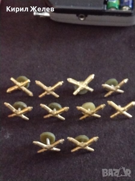 Военни вензели 10 броя на АРТИЛЕРИСТ от соца за КОЛЕКЦИЯ ДЕКОРАЦИЯ 42779, снимка 1