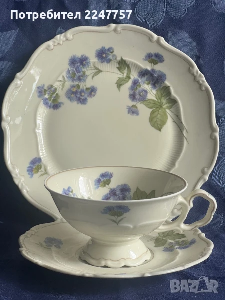 Троен сет порцелан Weimar 1924г, снимка 1