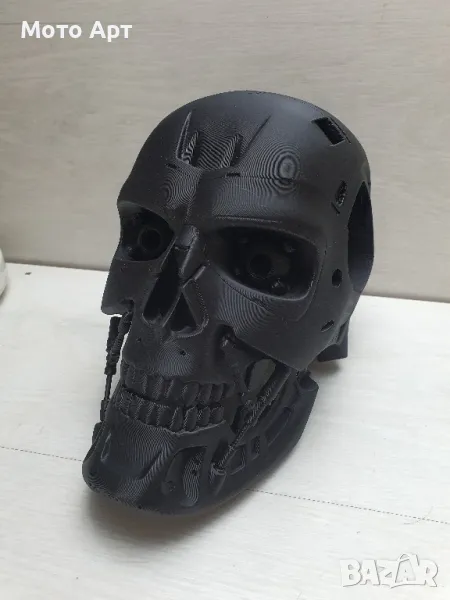 3D Глава на Терминатор Т 800 Termonator Endoskeleton Голям Размер Декоративна, снимка 1