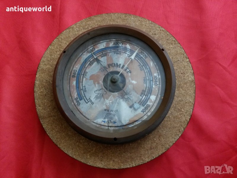 Голям Стар Руски Корабен БАРОМЕТЪР, снимка 1