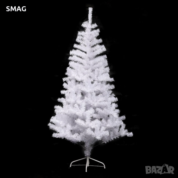 Коледна елха бяла 1.8м с 540 клона_1108012, снимка 1