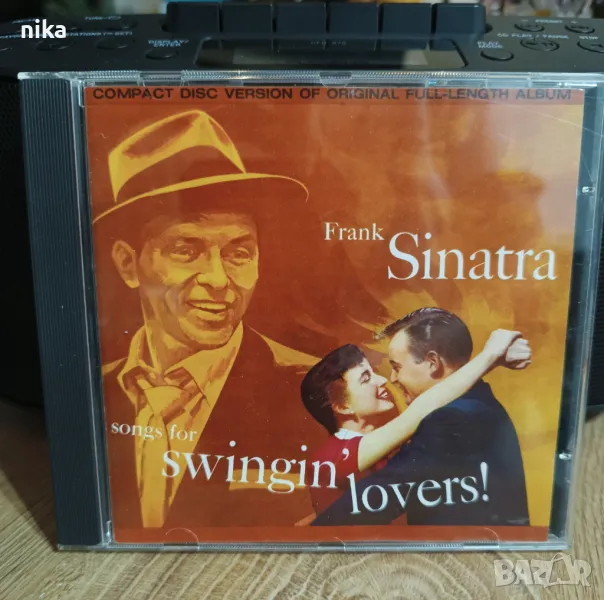 CD, Frank Sinatra Songs for Swingin' Lovers! Франк Синатра, снимка 1