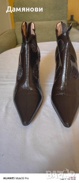 Маркови дамски обувки естествена кожа.36 номер.Нови., снимка 1