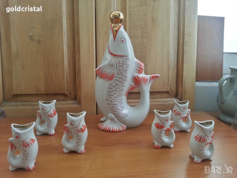 Руски порцелан риби, снимка 1