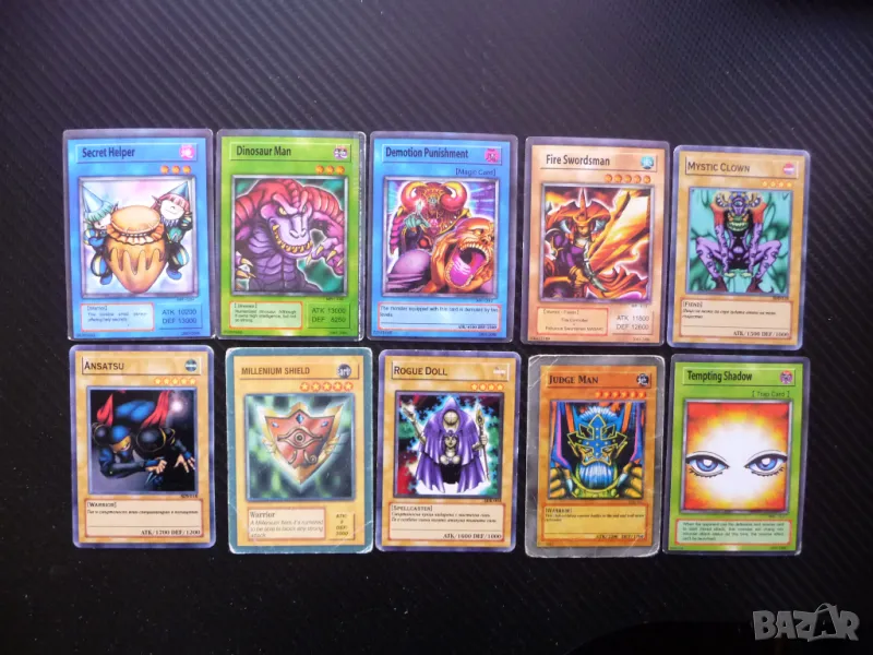 31 Yu Gi Oh карти за игра или колекция Ю ги О 10 бр. фенове Тайнствена помощ тайна карта, снимка 1