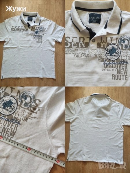 Страхотни мъжки блузи, къс ръкав, размер XL, снимка 1