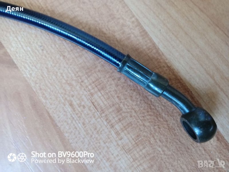 Плетен маркуч за спирачки на мотор или АТВ, снимка 1