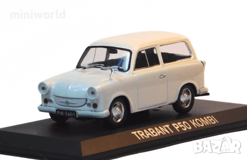 Trabant P50 Kombi - мащаб 1:43 на DeAgostini моделът е нов в блистер, снимка 1