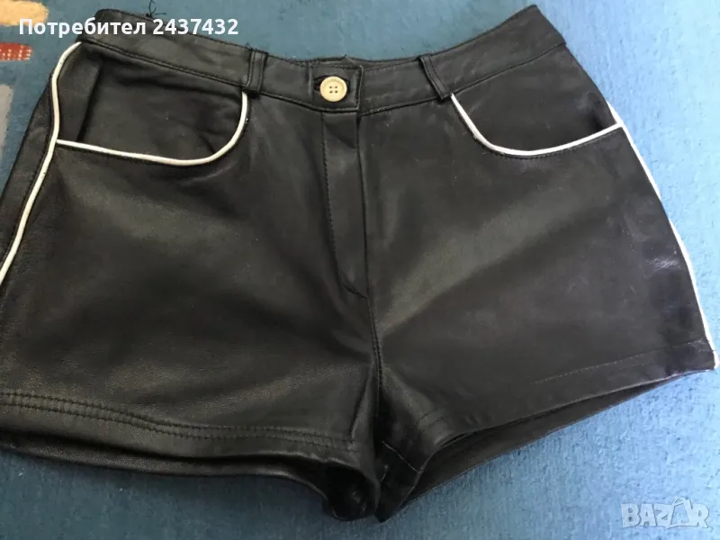 Къси кожени панталонки, снимка 1