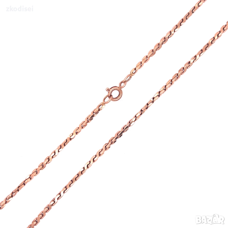 Златен синджир 15,65гр. 58,0см. 14кр. проба:585 модел:34634-5, снимка 1