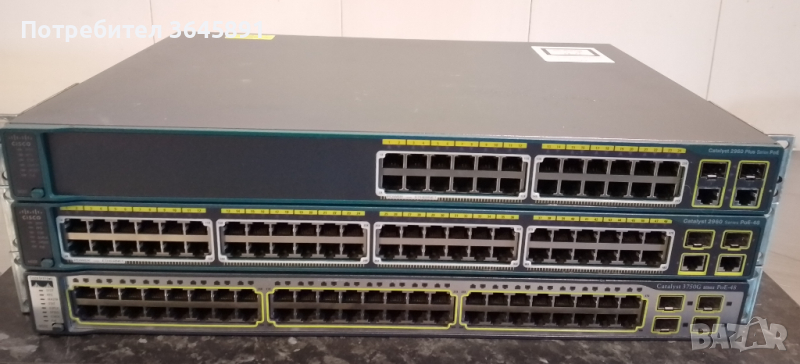 Управляем суич Cisco Catalyst 2960-Plus 24PC-L , PoE switch, снимка 1