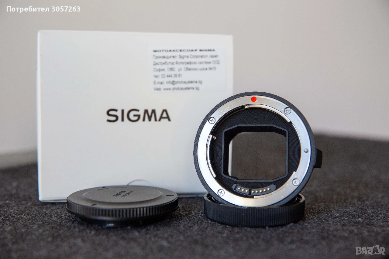 Адаптер Sigma MC-11 Mount Converter (Canon EF към Sony E), снимка 1