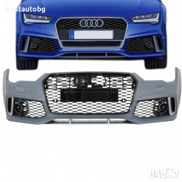 Предна броня RS7 дизайн за Audi A7 4G Facelift (2014-2017), снимка 1