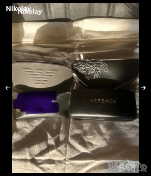 Калъф за очила- 3бр. VERSACE, ARMANI, снимка 1