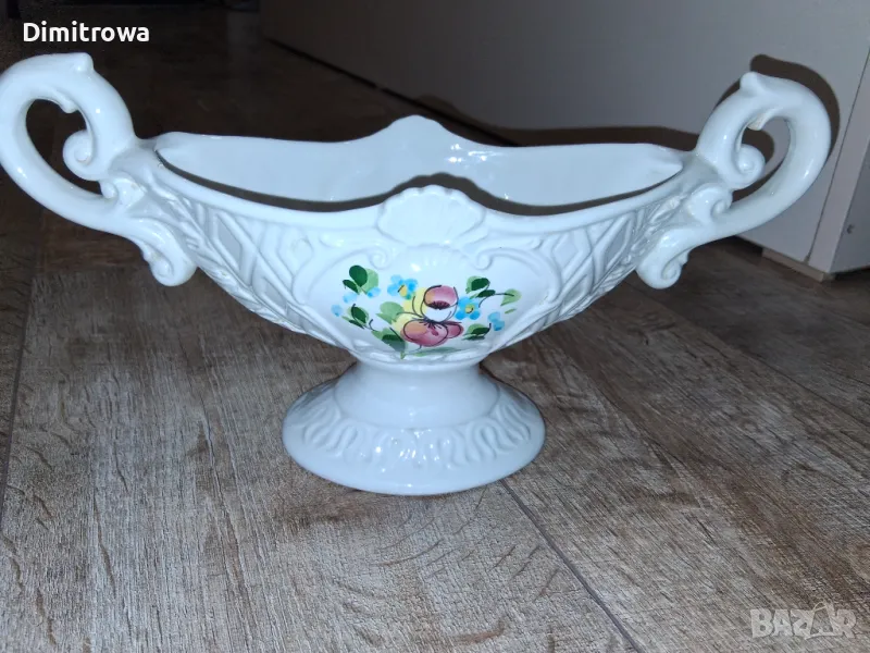 Vecchia Bassano декоративна купа/бонбониера/фруктиера/цветарник, снимка 1