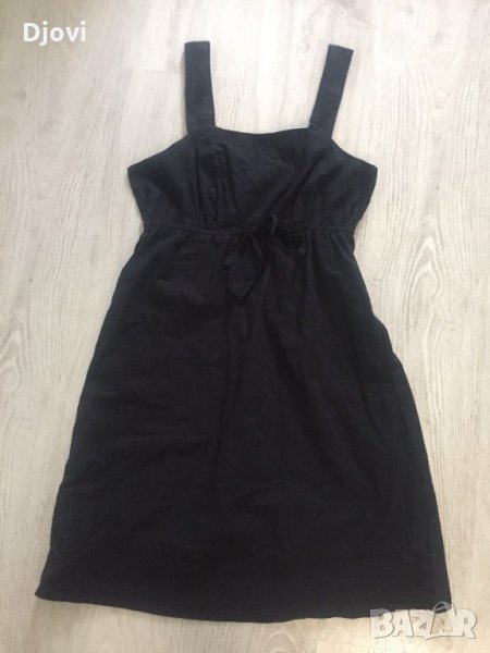 Черна памучна рокля, снимка 1