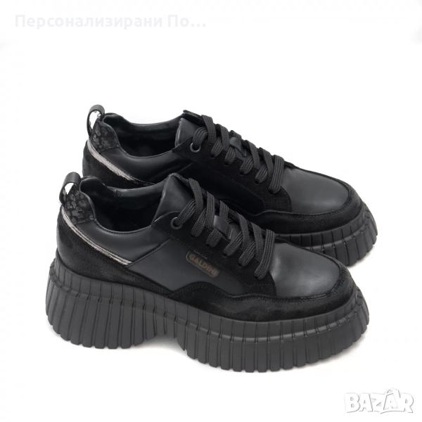 Дамски кецове GALDINI – естествена кожа и велур, снимка 1