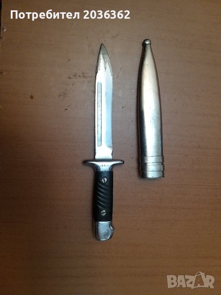 Нож армейски М1953г .,никелиран,курсантски нож. , снимка 1