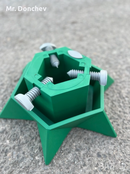 Стойка за коледна елха до 150 см. с воден резервуар (ед.бройки), снимка 1