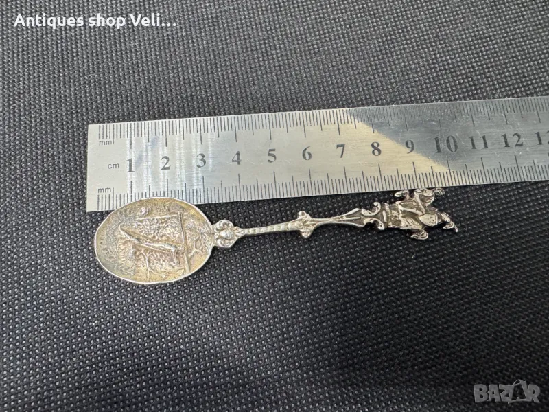 Сребърна лъжичка №6031 , снимка 1