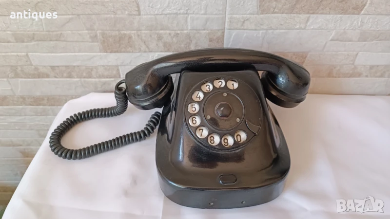 Стар български телефон - РЕСПРОМ TA-42 -1963 година, снимка 1