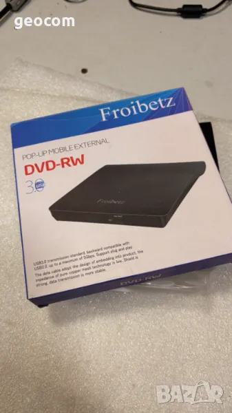 Външна CD/DVD-RW записвачка USB v.3.0 (Нова), снимка 1