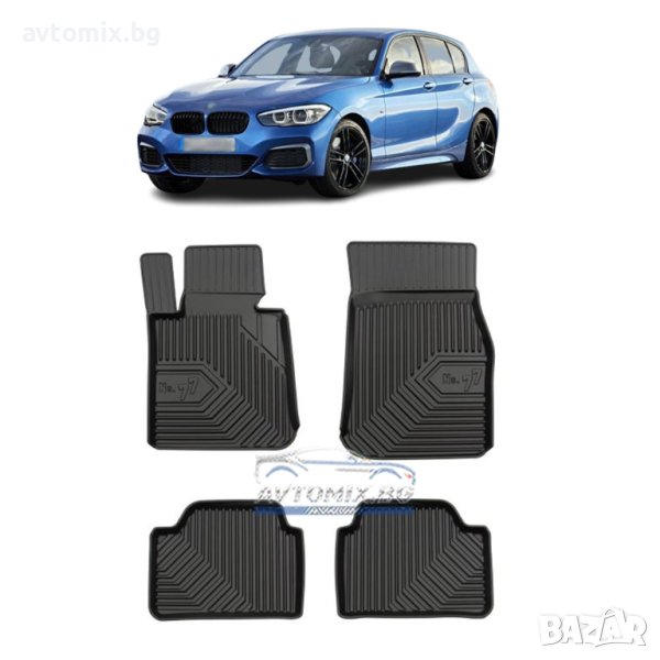 Гумени стелки за BMW 1 серия F20, F21 2011-2019 г., Модел No.77, снимка 1