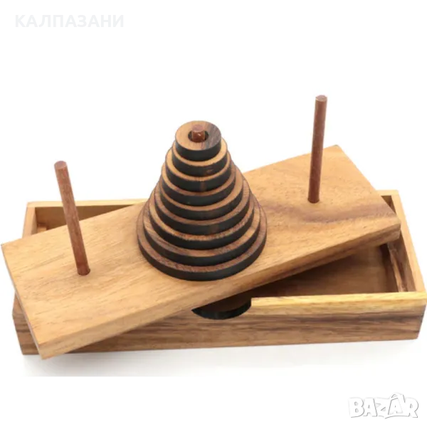 Луксозна дървена Ханойска кула с 9 пръстена K019, снимка 1