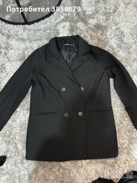 Черно сако oversized, снимка 1