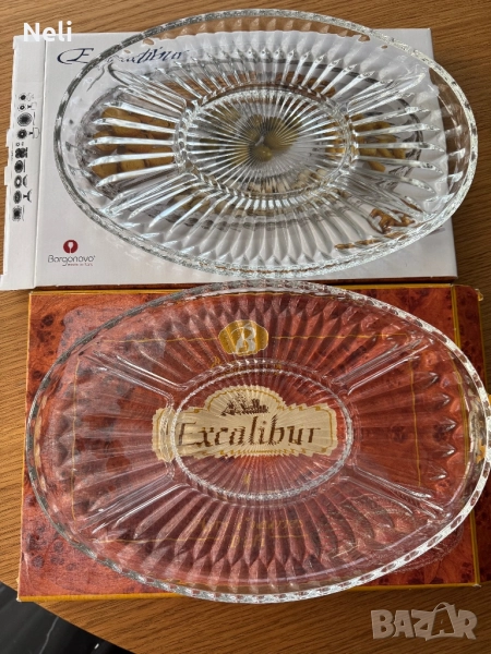 Стъклено плато 2бр, снимка 1