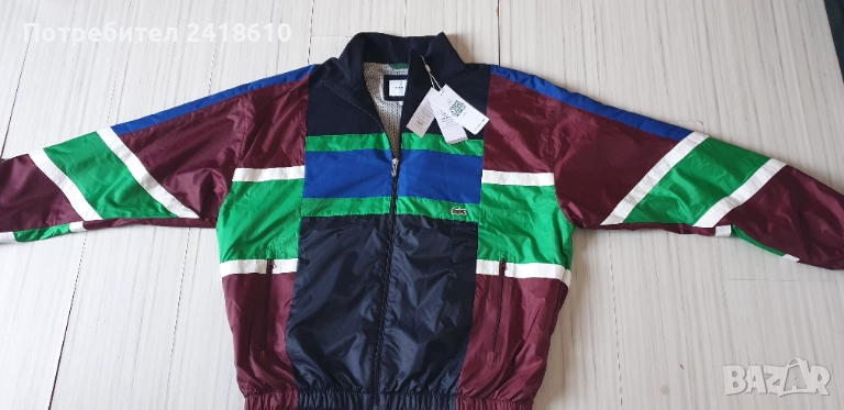 Lacoste Blouson Full Zip Multi Mens Size 6 - XL НОВО! ОРИГИНАЛ! Мъжко Горнище с цял Цип!, снимка 1