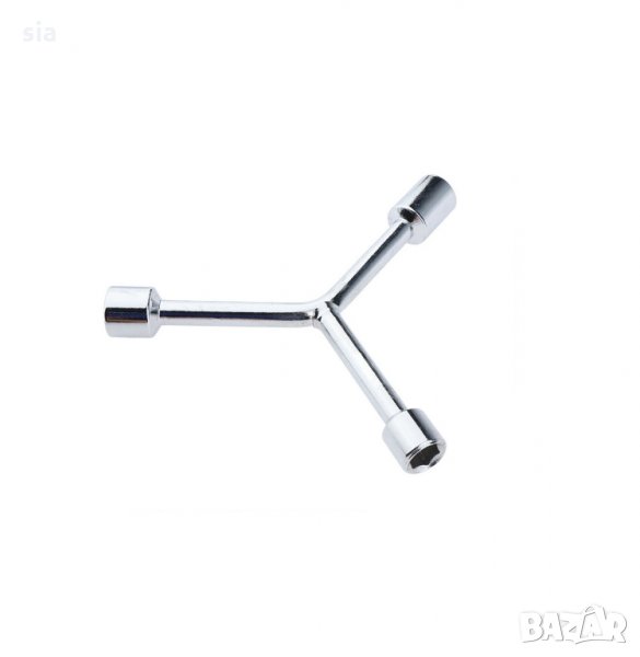 Глух ключ,Троен, 14мм, 17мм, 19мм, стомана, снимка 1