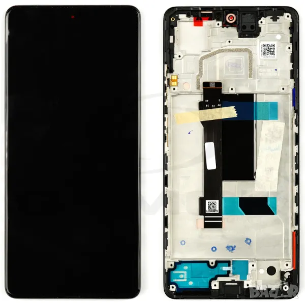 Дисплей с рамка за Xiaomi Redmi Note 12 Pro 5G, Poco X5 Pro 5G, тъч, 22101316G, 22101320G, тъчскрийн, снимка 1