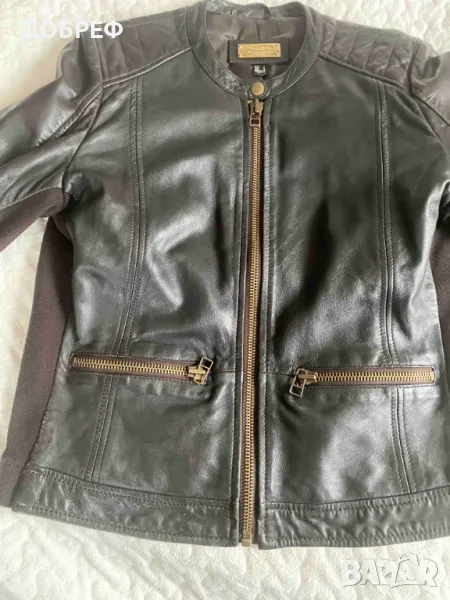 Дамско кожено яке - естествена кожа MANGO, снимка 1