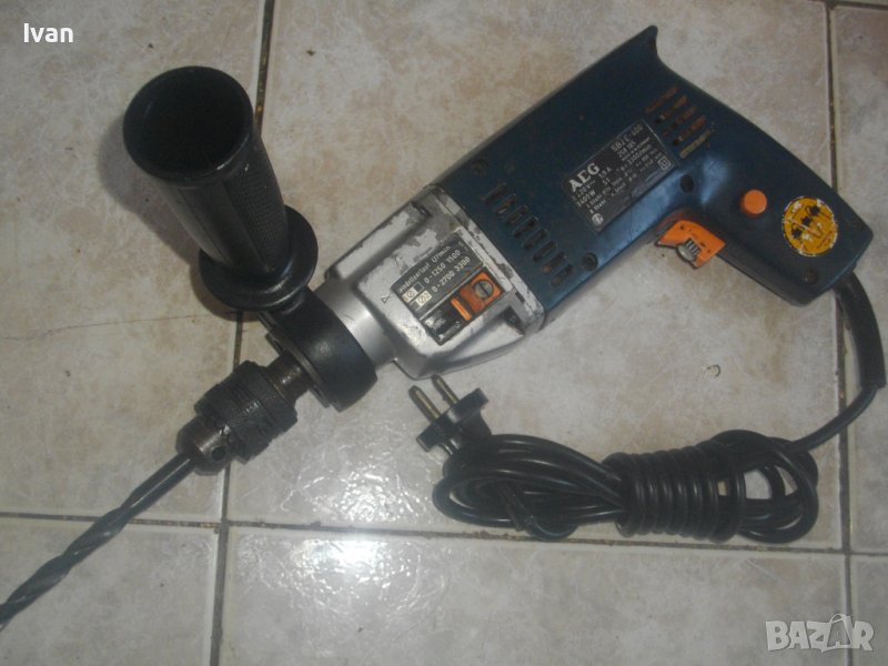 AEG-West Germany-Старо Качество-Бормашина Дрелка-АЕГЕ-400 Вата-Отлична-Западна Германия-Двускоростна, снимка 1