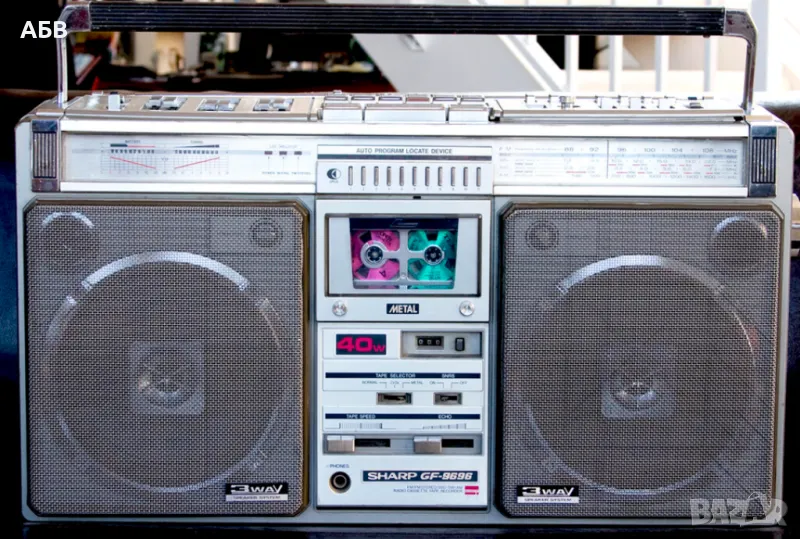 Купувам ЗАПАЗЕН и РАБОТЕЩ радио-касетофон Sharp GF-9696, GF-777, снимка 1