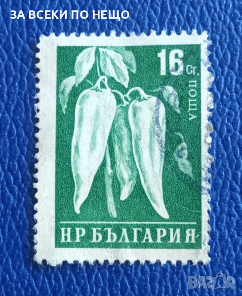 БЪЛГАРИЯ 1958 - ФЛОРА, ЗЕЛЕНЧУЦИ, снимка 1