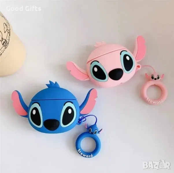 Безжични Bluetooth слушалки Лило и Стич AirPods Pro Lilo and Stitch, снимка 1