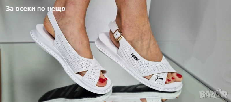 Puma Дамски Бели Сандали Пума от 36 до 41 номер Код P749, снимка 1