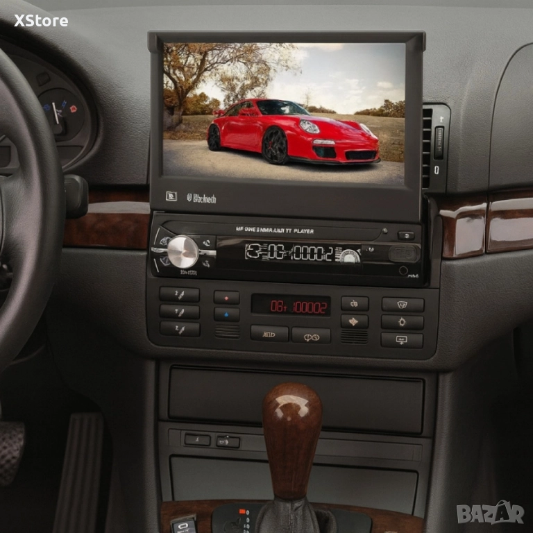 Мултимедия MOSFET 50W x 4, 7" TFT с Bluetooth, GPS, SD, USB и управление от волана, снимка 1