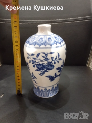 Порцеланова маркирана колекционерска ваза, снимка 5 - Антикварни и старинни предмети - 52446888
