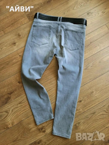 ZARA Мъжки еластични дънки, снимка 6 - Дънки - 53037988