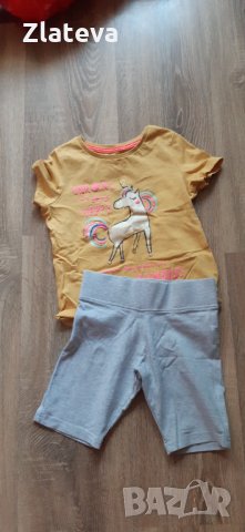Комплект тениска+клин, снимка 2 - Детски комплекти - 33349356