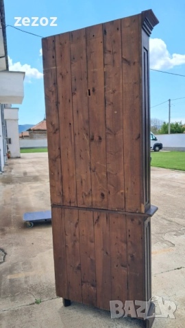 Ретро шкаф ъглов масив, снимка 12 - Шкафове - 51853901